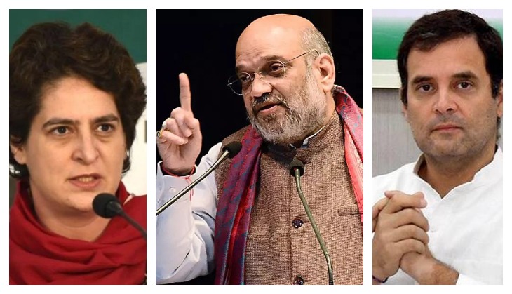  Amit Shah: Rahul Gandhi, Priyanka instigated riots by supporting anti-CAA protests