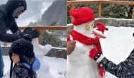 MS Dhoni and daughter Ziva throw snow balls on each other in Mussoorie; watch video