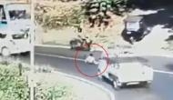 OMG! Kid stumbles out of moving car; video will make you say ‘thank God’