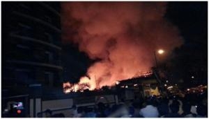 Maharashtra: Fire erupts at godown Wadi Bunder, no casualties