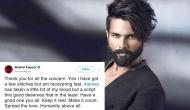 Shahid Kapoor on Jersey injury: 'I'm recovering fast'