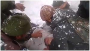 Jammu-Kashmir: Video of Army men rescuing civilian from avalanche goes viral