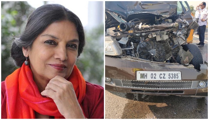 Shabana Azmi injured in car accident on Mumbai-Pune Express Highway