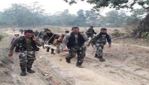 Chhattisgarh: CRPF personnel carry pregnant woman on cot for 6 km through jungles to reach hospital
