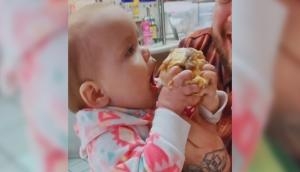 Awwdorable! Toddler eats ice cream for the first time; her reaction will make you laugh