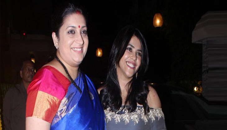 Smriti Irani shares birthday wish for BFF Ekta Kapoor’s son Ravie; latter’s reply wins Internet