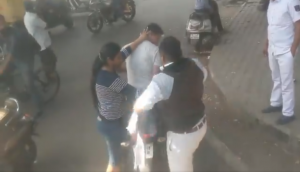 Bengaluru: Bus driver beats two-wheeler rider in public place; incident caught on camera