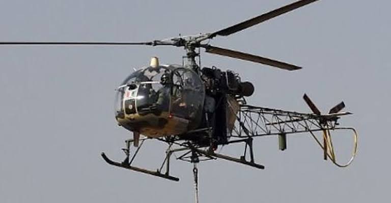 Indian Army chopper makes emergency crash landing, both pilots safe