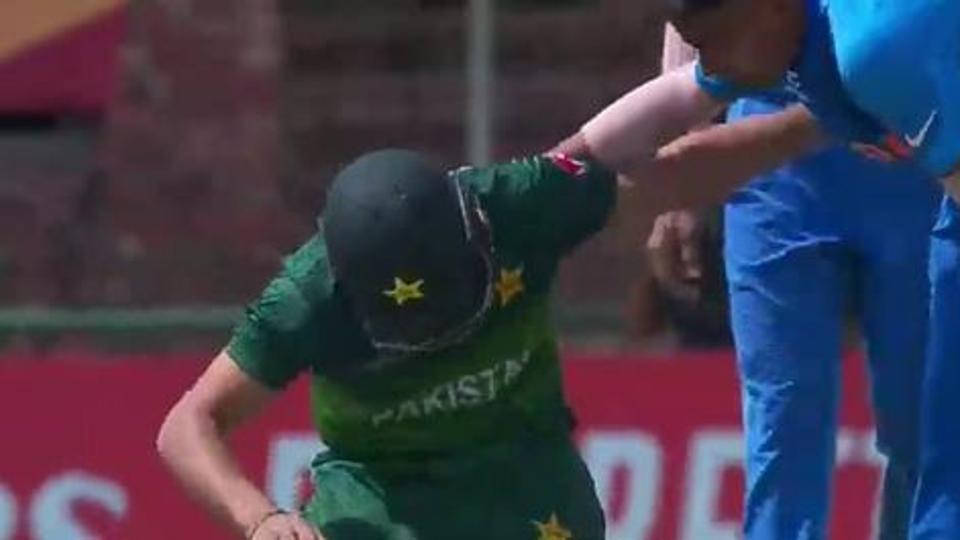 Ind vs Pak U19 World Cup 2020: Indian pacer's gesture wins internet after hitting Pakistan batsman with bouncer