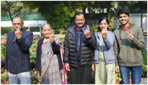 Delhi Elections 2020: CM Arvind Kejriwal casts vote in Civil Lines
