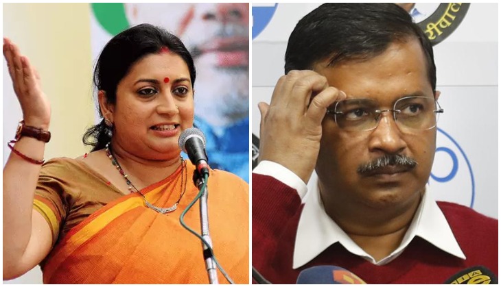 Smriti Irani slams Arvind Kejriwal after Delhi CM asks women to discuss vote with men