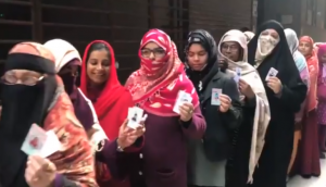 Karnataka BJP takes 'documents' jibe at Delhi Muslim voters standing in queue before casting their votes