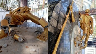 Mahatma Gandhi's statue desecrated in Jharkhand