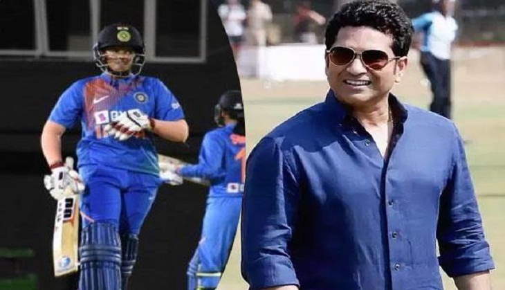 Shafali Verma meets Sachin Tendulkar, shares pic on Twitter