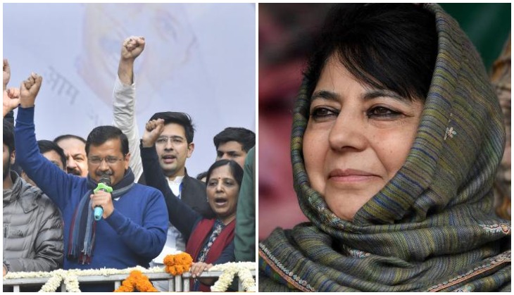 Delhi Election Results: Mehbooba Mufti congratulates Arvind Kejriwal for AAP's victory 