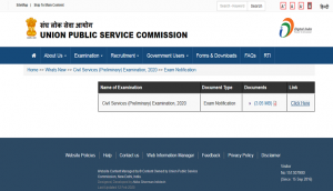 UPSC Civil Services Exam 2020: Registrations for 796 vacancies begins; check IAS prelims exam date