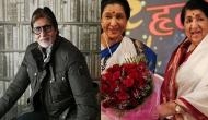 Have you seen ‘nightingale’ sisters Lata Mangeshkar-Asha Bhosle rare pic? Amitabh Bachchan tweets throwback pic