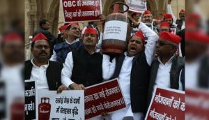 UP opposition MLAs launch protest over CAA, law and order, jobs, rising prices of LPG