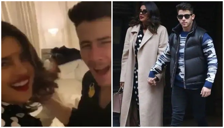 Watch Nick Jonas’ desi steps on Ranveer Singh’s Ankh Marey with Priyanka Chopra
