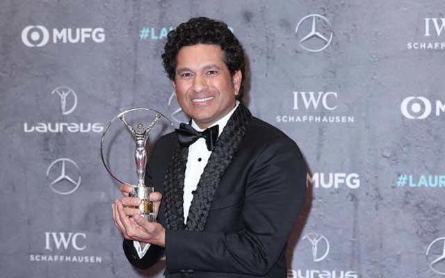 Sachin Tendulkar at Laureus Awards ceremony: 'I feel this trophy belongs to all of us'