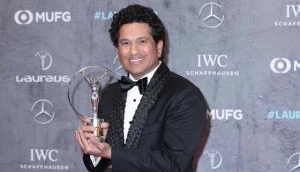 Sachin Tendulkar at Laureus Awards ceremony: 'I feel this trophy belongs to all of us'