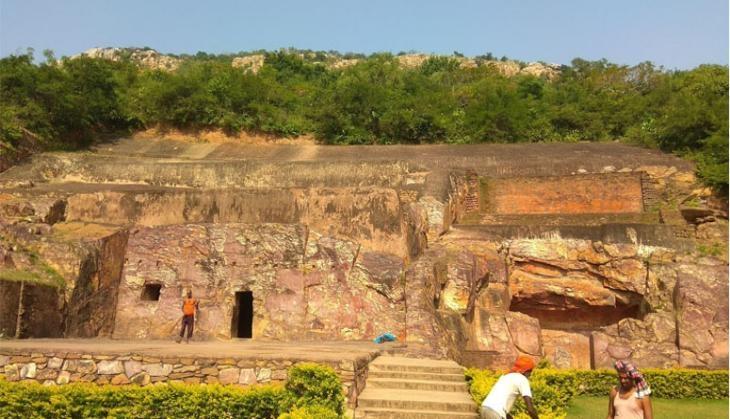 Son Bhandar Caves located in Rajgir in Bihar