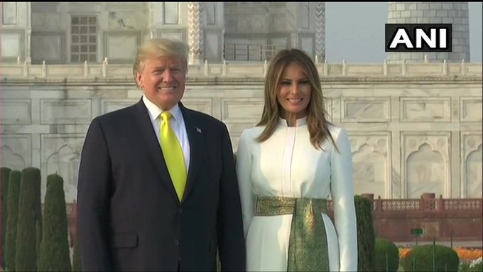 Donald Trump, Melania with hands clasped take a stroll at Taj Mahal [Pics]
