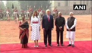 Donald Trump in India: US President accorded ceremonial welcome at Rashtrapati Bhavan