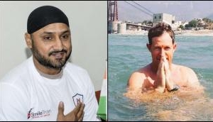 Harbhajan Singh makes request to Jonty Rhodes after seeing him take a dip in Ganges