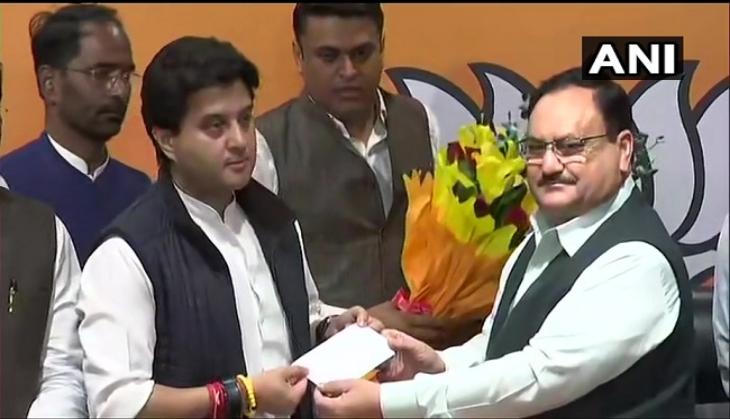 Jyotiraditya Scindia joins BJP