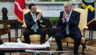 Donald Trump, Irish Prime Minister Leo Varadkar greet each other in traditional Indian way amid coronavirus outbreak