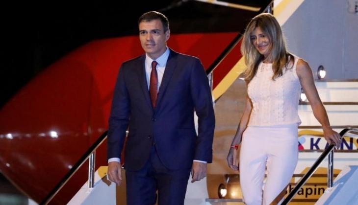 Spain PM and wife