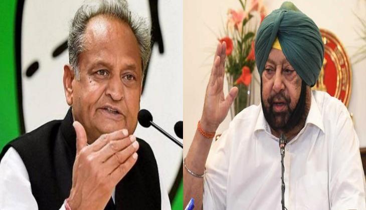 ashok gehlot and captain amrinder