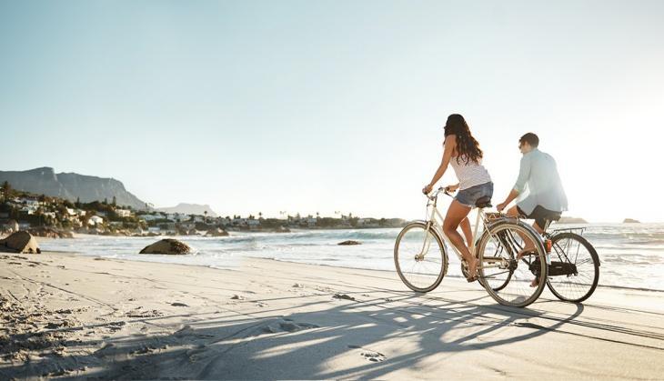 biking