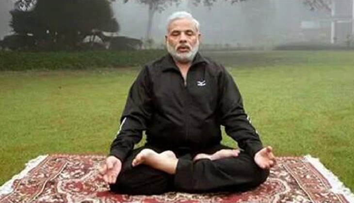 PM Modi shares video of yoga asana amid lockdown, says it helps relieve stress