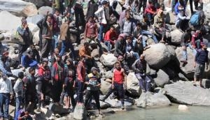 Due to COVID-19 lockdown several migrant workers stuck at sealed India-Nepal border