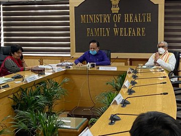 Harsh Vardhan chairs meeting with state health ministers to review COVID-19 management