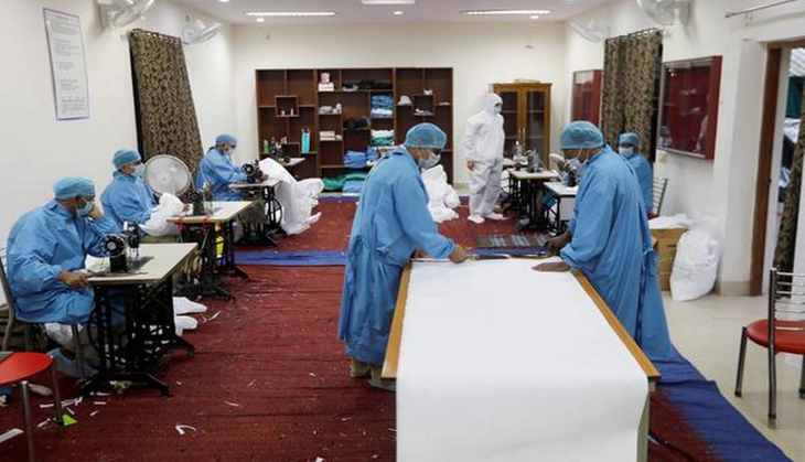 Coronavirus: CRPF jawans switch roles to help nation; produces COVID-19 masks