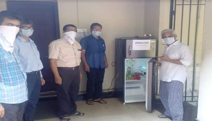Karnataka: Disinfection chamber ZERO-COV made out of an old fridge to tackle spread of COVID-19