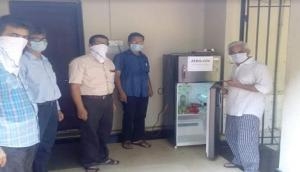 Karnataka: Disinfection chamber ZERO-COV made out of an old fridge to tackle spread of COVID-19