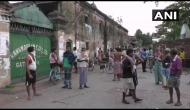 Coronavirus lockdown relaxation: Workers gather outside jute mills in Barrackpore, West Bengal 