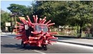 Chennai artist modifies auto-rickshaw on theme of COVID-19