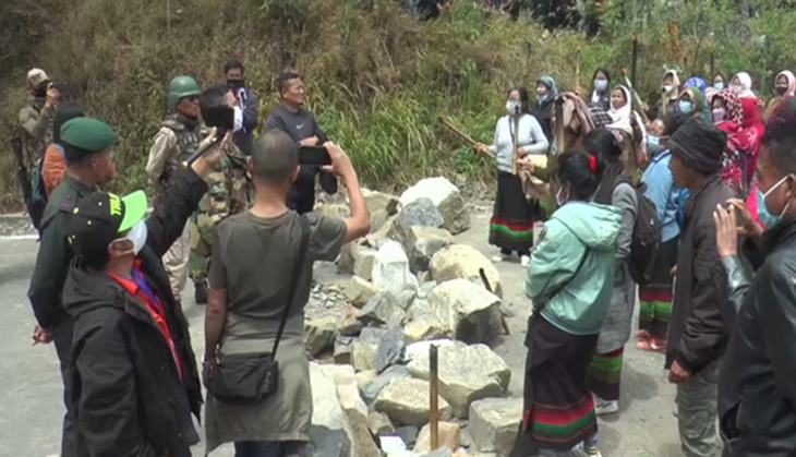 Naga women refuse entry to Assam Rifles personnel says, 'We want peace, we don't want Coronavirus'