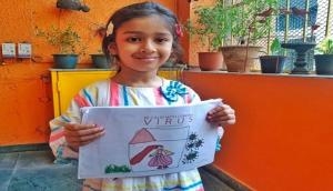 Delhi: 5-year-old girl sells illustrated book online to raise money to feed needy amid lockdown