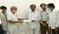 Coronavirus: Telangana State Electricity agencies' employees donate Rs 11.40 crore to CMRF