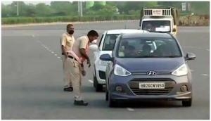 Coronavirus Lockdown: Rigorous police checks at Delhi-Gurugram border to ensure movement of only essential vehicles