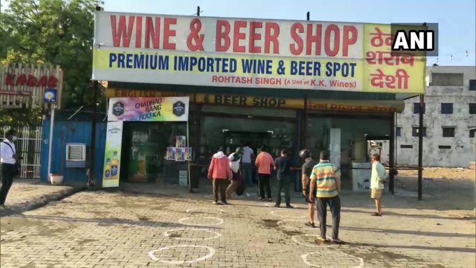 Haryana: Liquor stores reopen, government imposes 'COVID Cess'