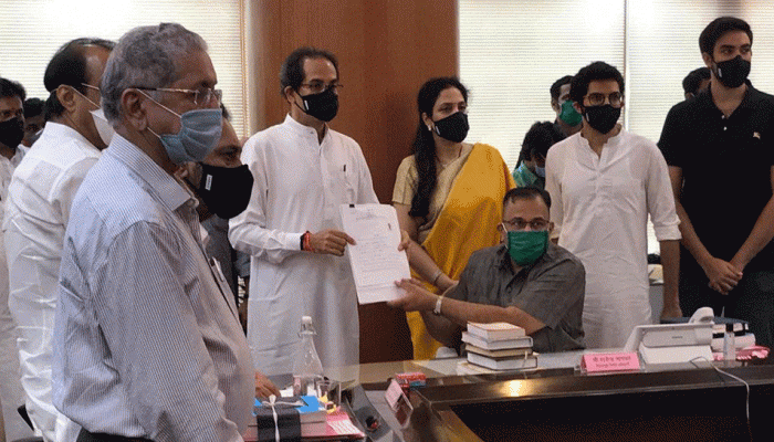 CM Uddhav Thackeray files nomination for Maharashtra Legislative Council polls