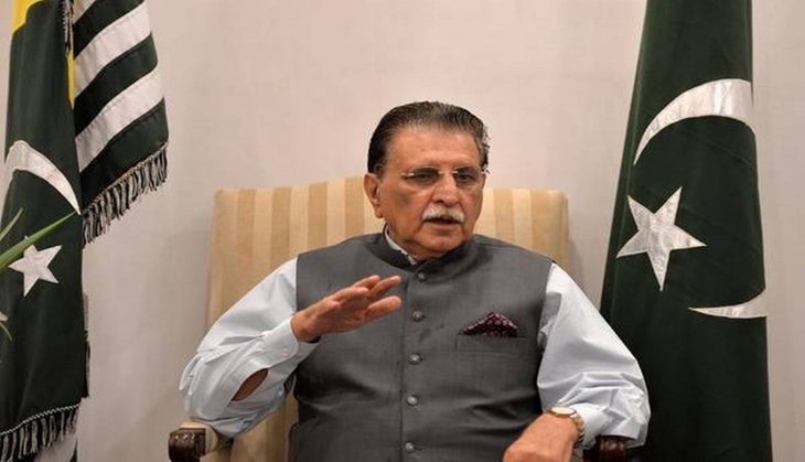 PoK PM Raja Farooq Haider asks PM Imran Khan to attack India with forces