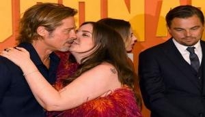 Lena Dunham opens up on that 'awkward' kissing photo with Brad Pitt